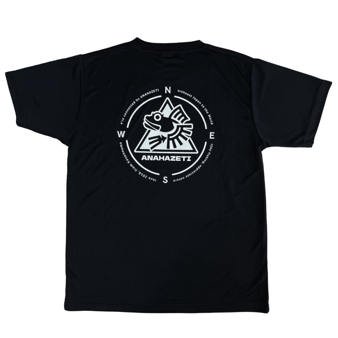 シルキードライTシャツ(半袖) ブラック