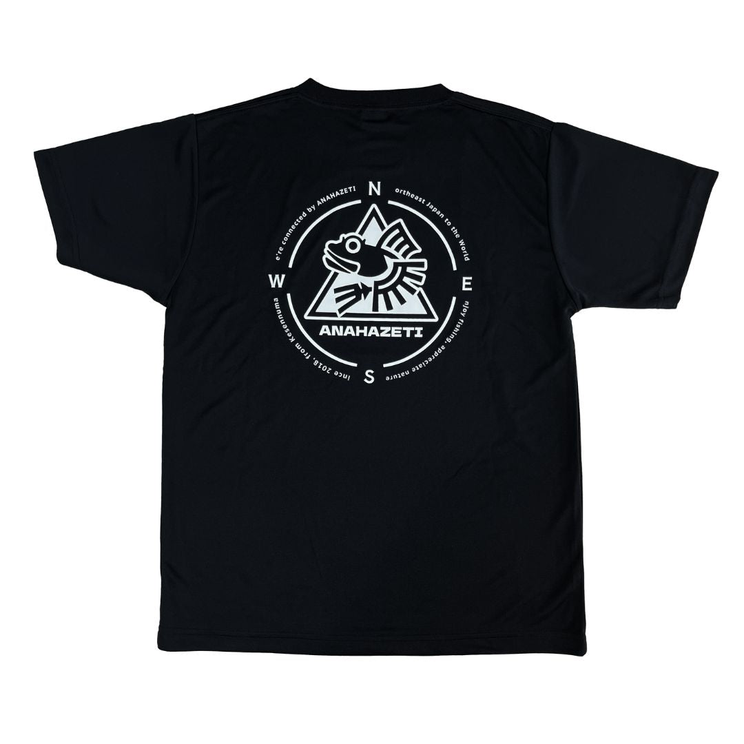 シルキードライTシャツ(半袖) ブラック