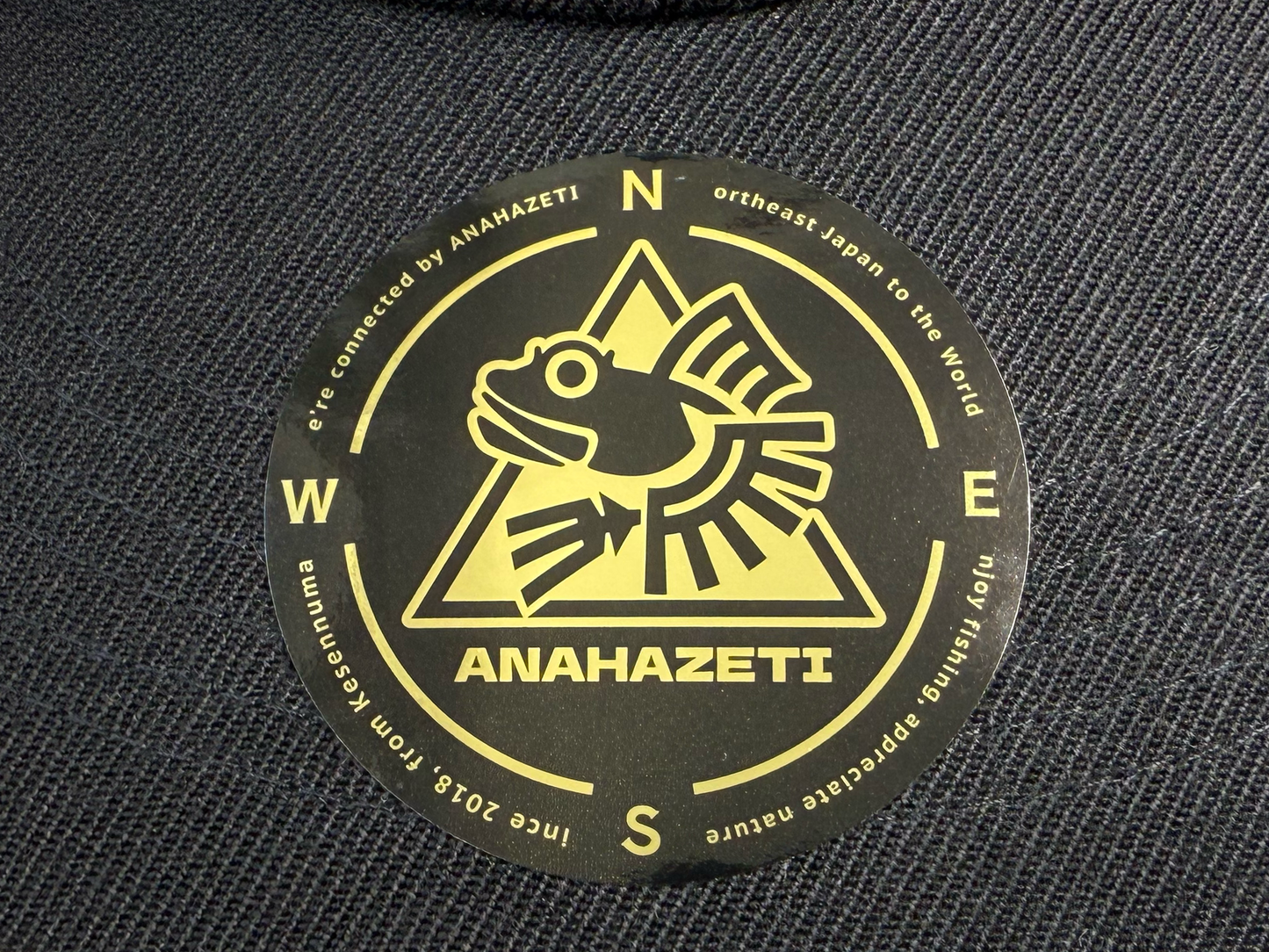 シンプルANAHAZETIキャップ ブラック