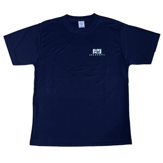 シルキードライTシャツ(半袖) ネイビー