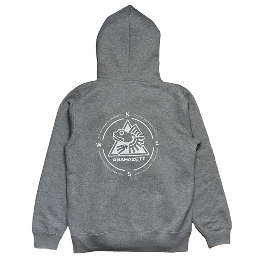 プルオーバーパーカーグレー