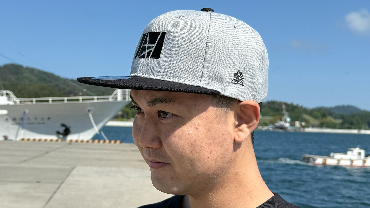 ANAHAZETIロゴキャップ グレー