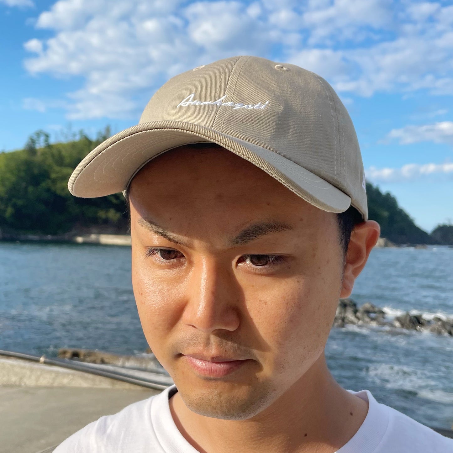 Anahazetiローキャップ ライトベージュ