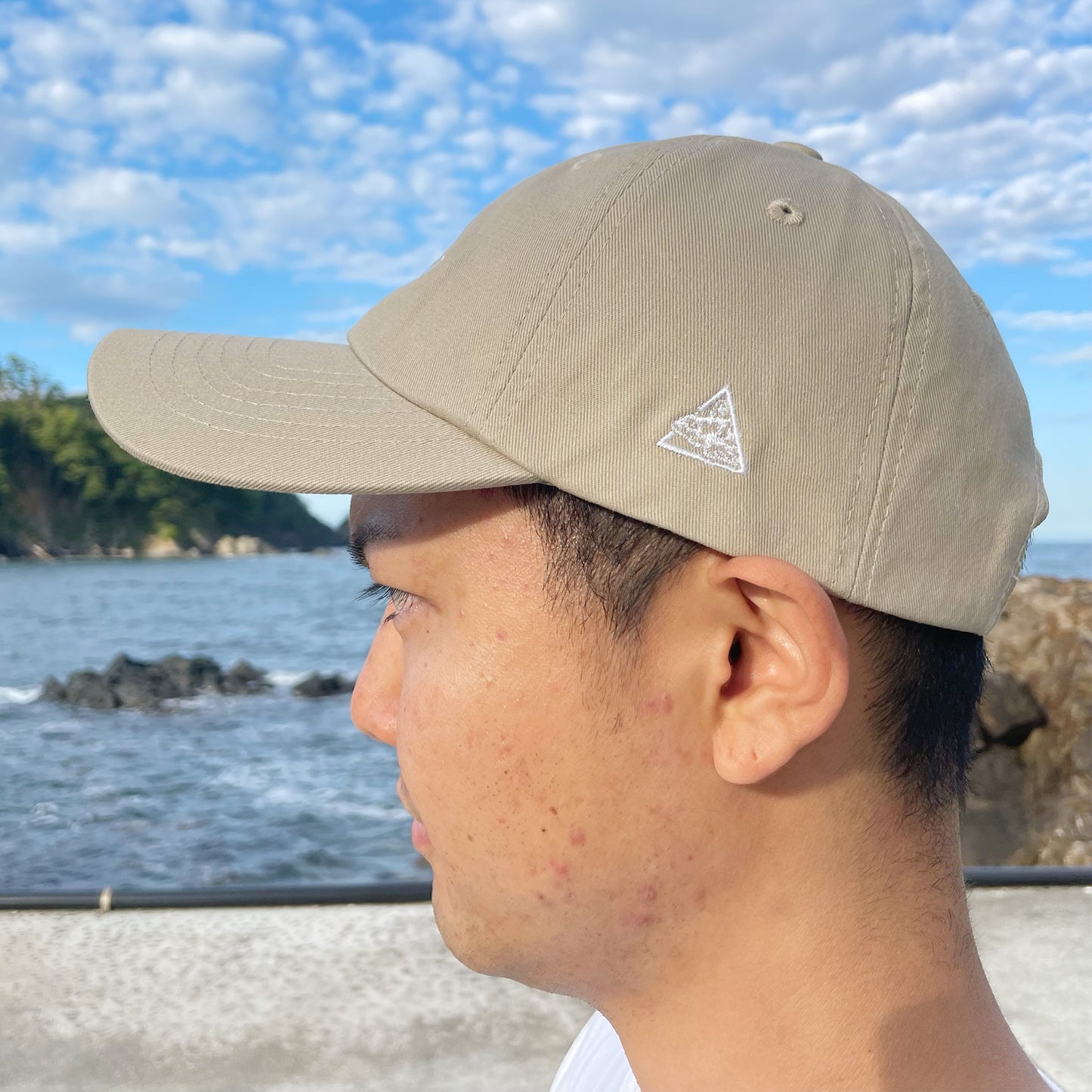 Anahazetiローキャップ ライトベージュ