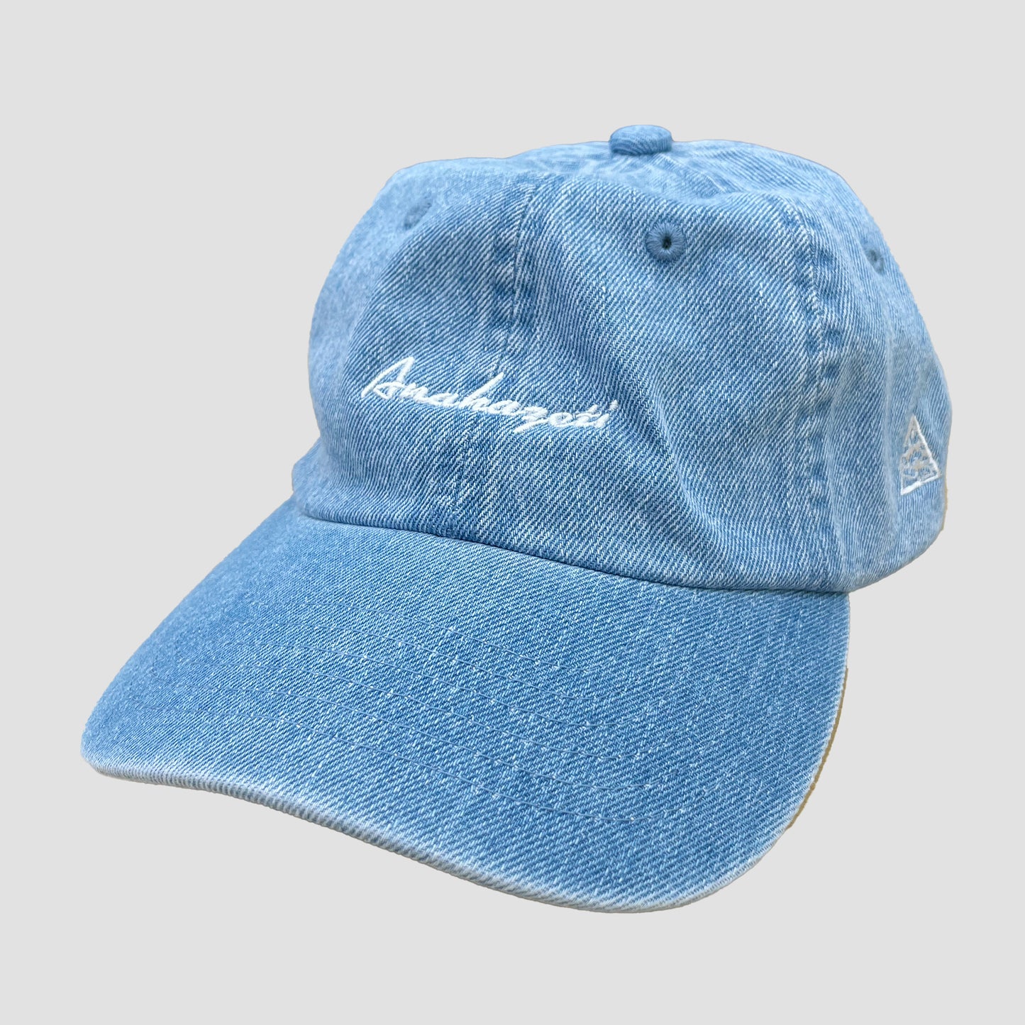 Anahazetiローキャップ ライトブルーデニム