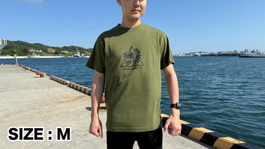 オリジナルロゴTシャツ(半袖) カーキ