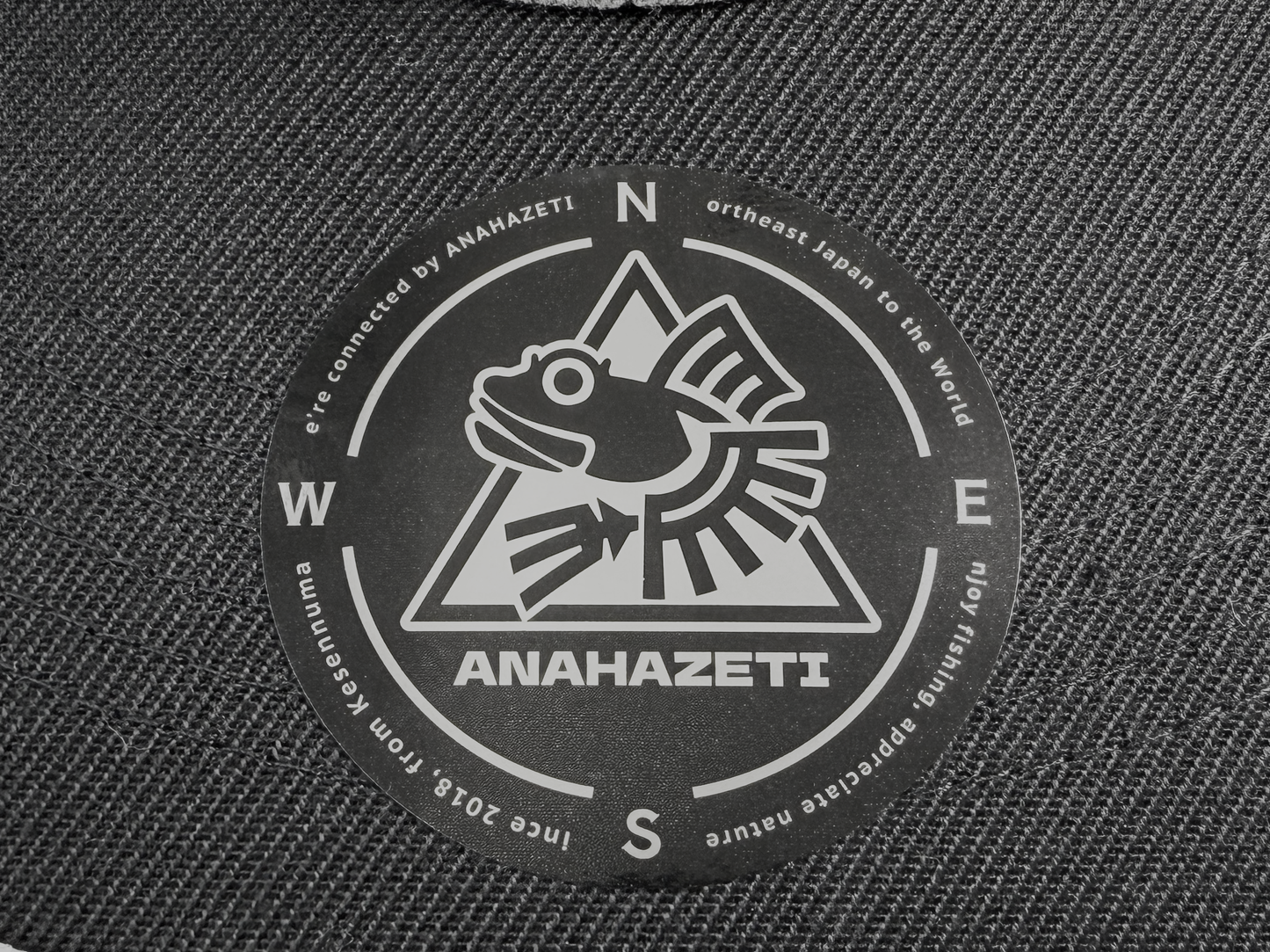 ANAHAZETIロゴキャップ グレー
