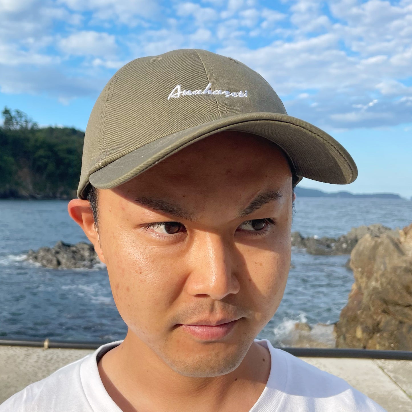 Anahazetiローキャップ オリーブ