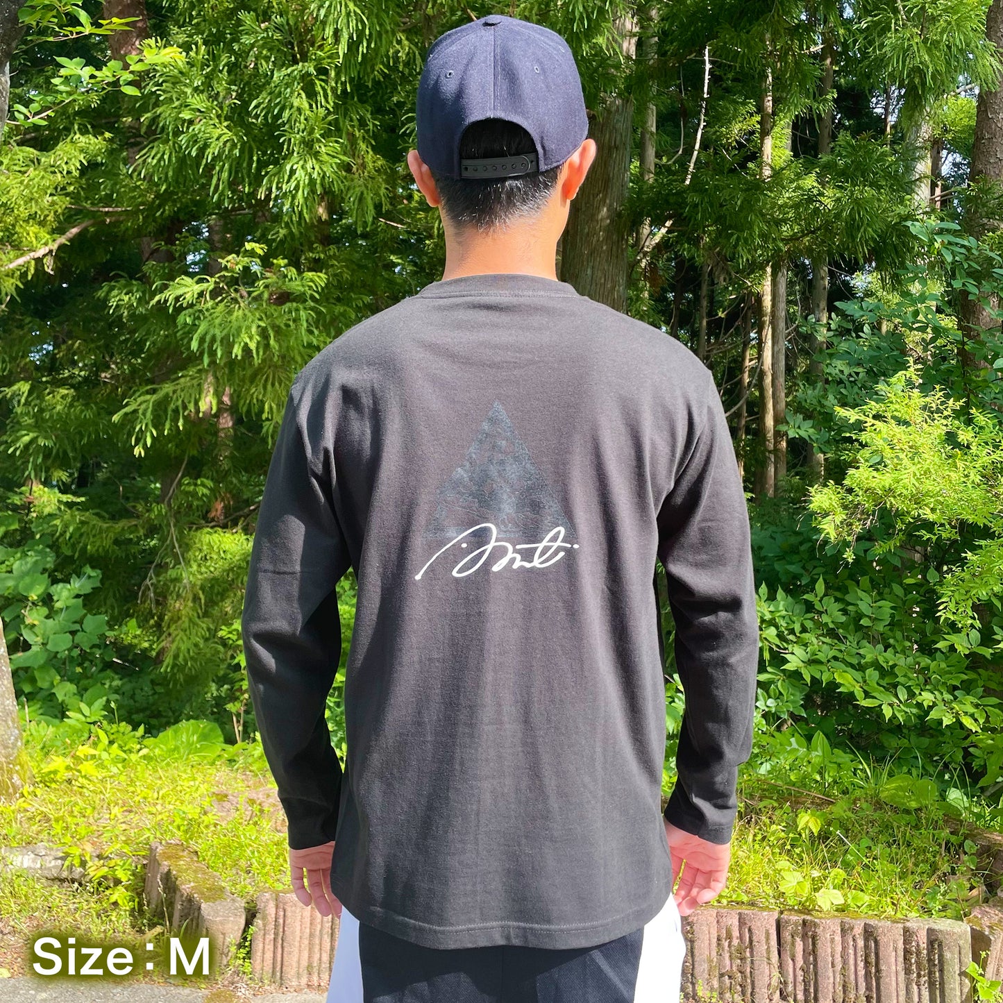 AZロゴTシャツ(長袖) ブラック