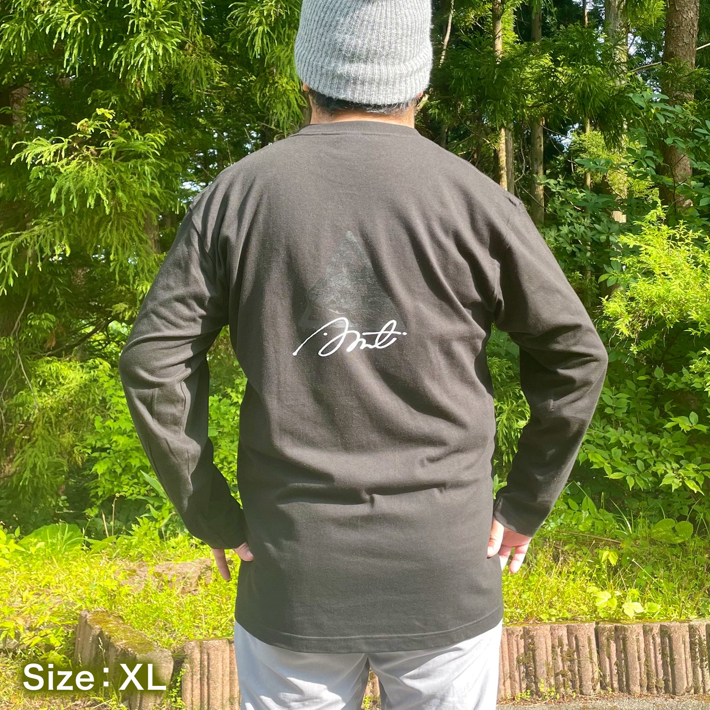 AZロゴTシャツ(長袖) ブラック