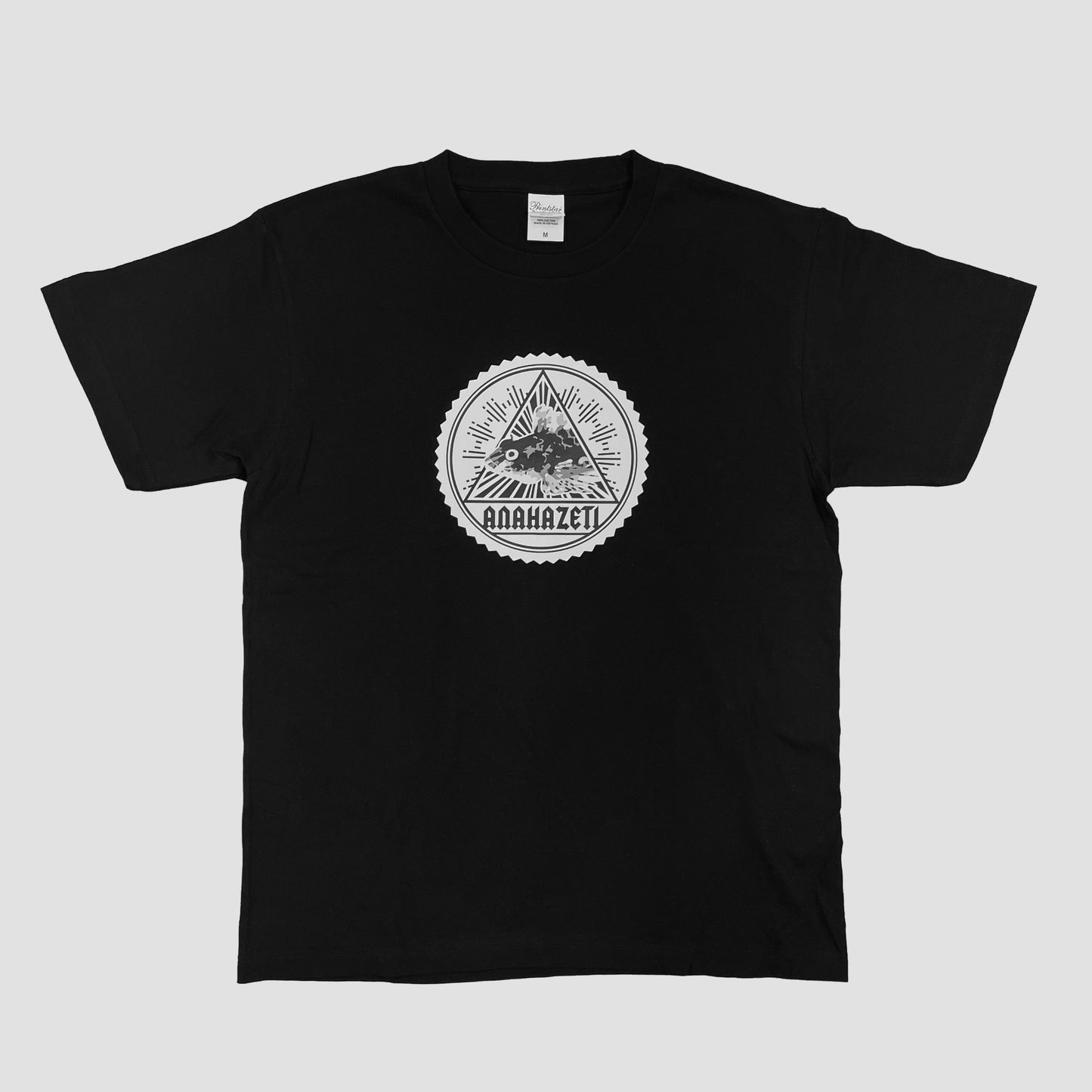 アナハゼティロゴTシャツ(半袖) ブラック
