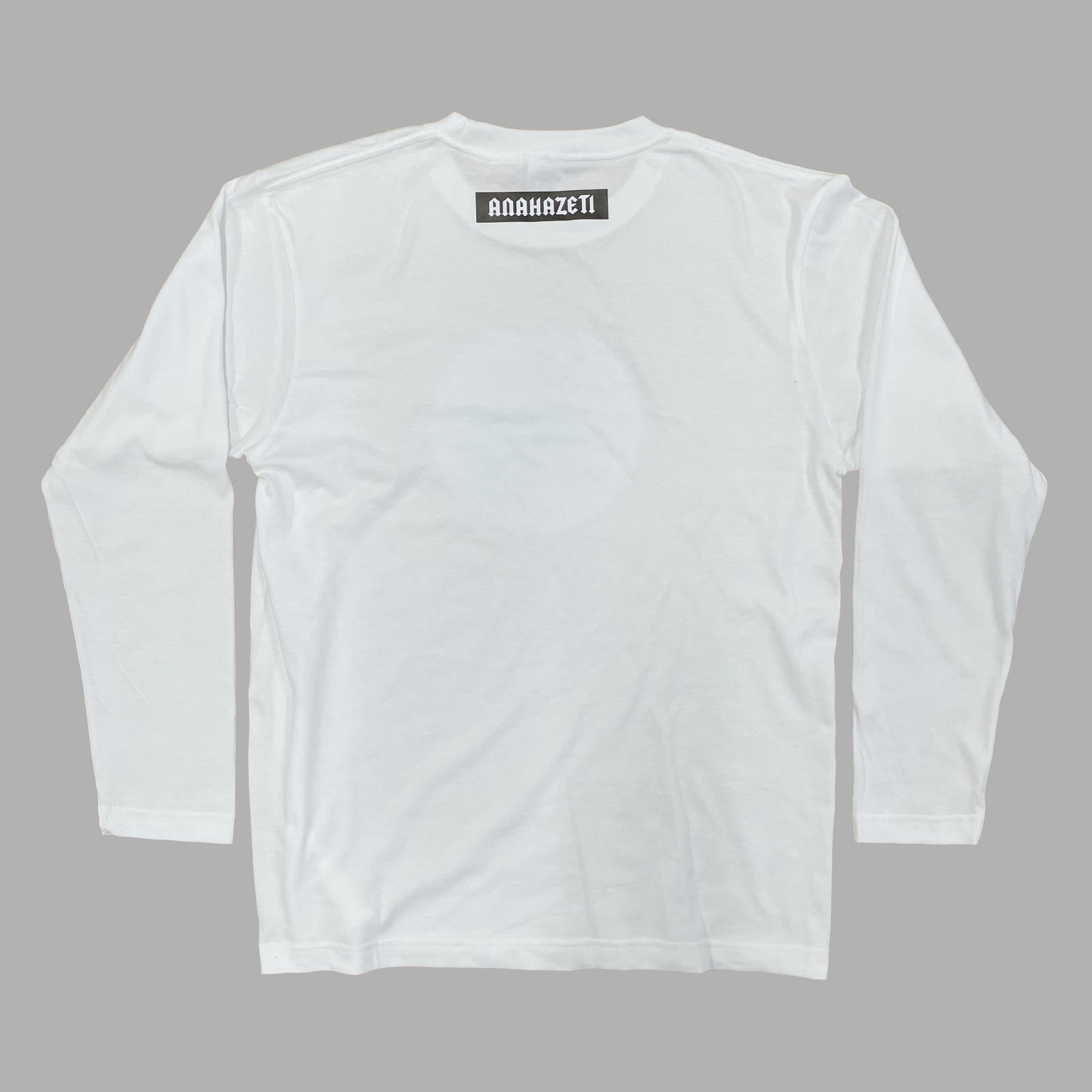 アナハゼティロゴTシャツ(長袖) ホワイト