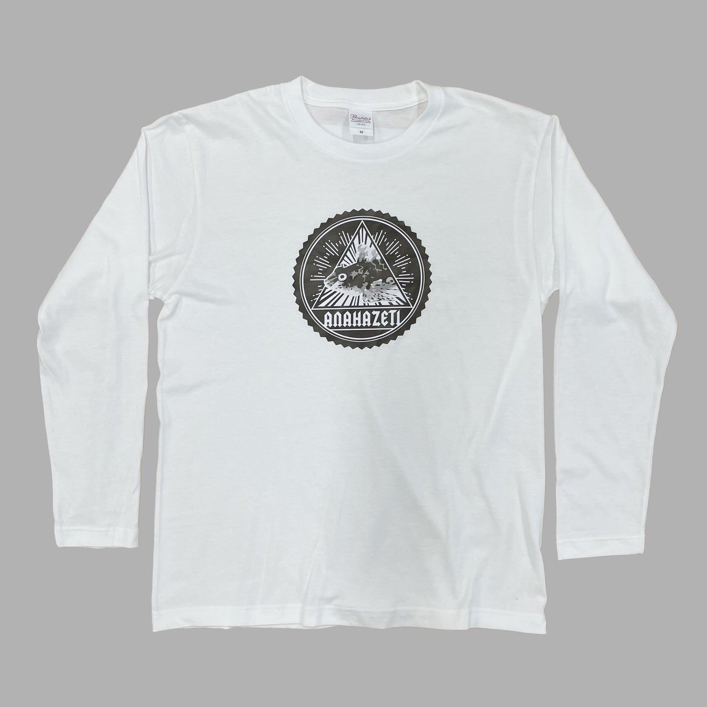 アナハゼティロゴTシャツ(長袖) ホワイト