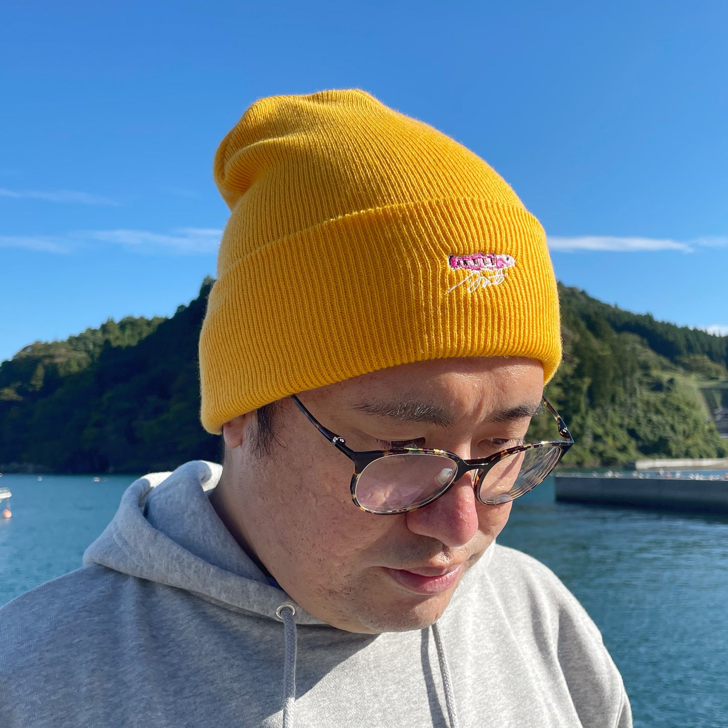 ニット帽 ゴールド(リュウグウハゼ)