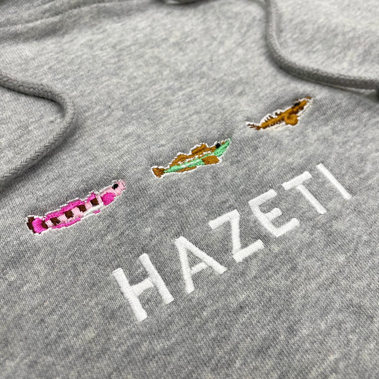 HAZETI パーカー グレー