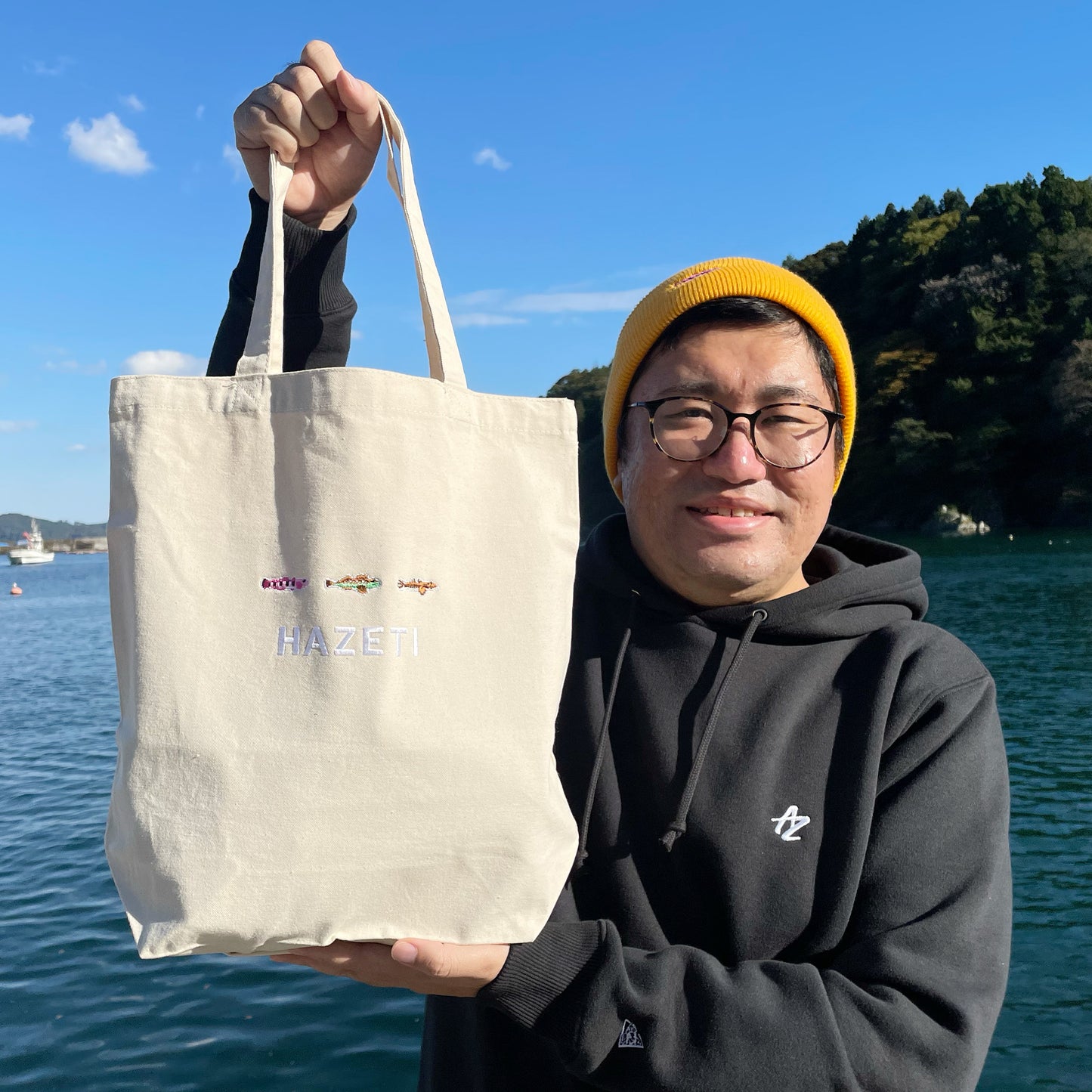 HAZETIトートバッグ ナチュラル
