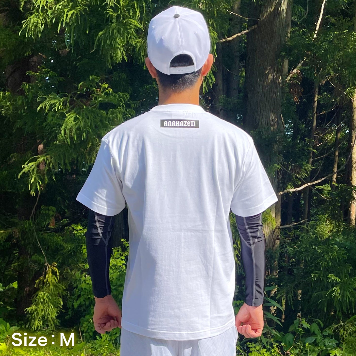 アナハゼティロゴTシャツ(半袖) ホワイト