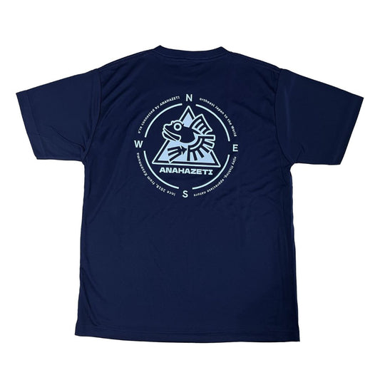 シルキードライTシャツ(半袖)   ネイビー