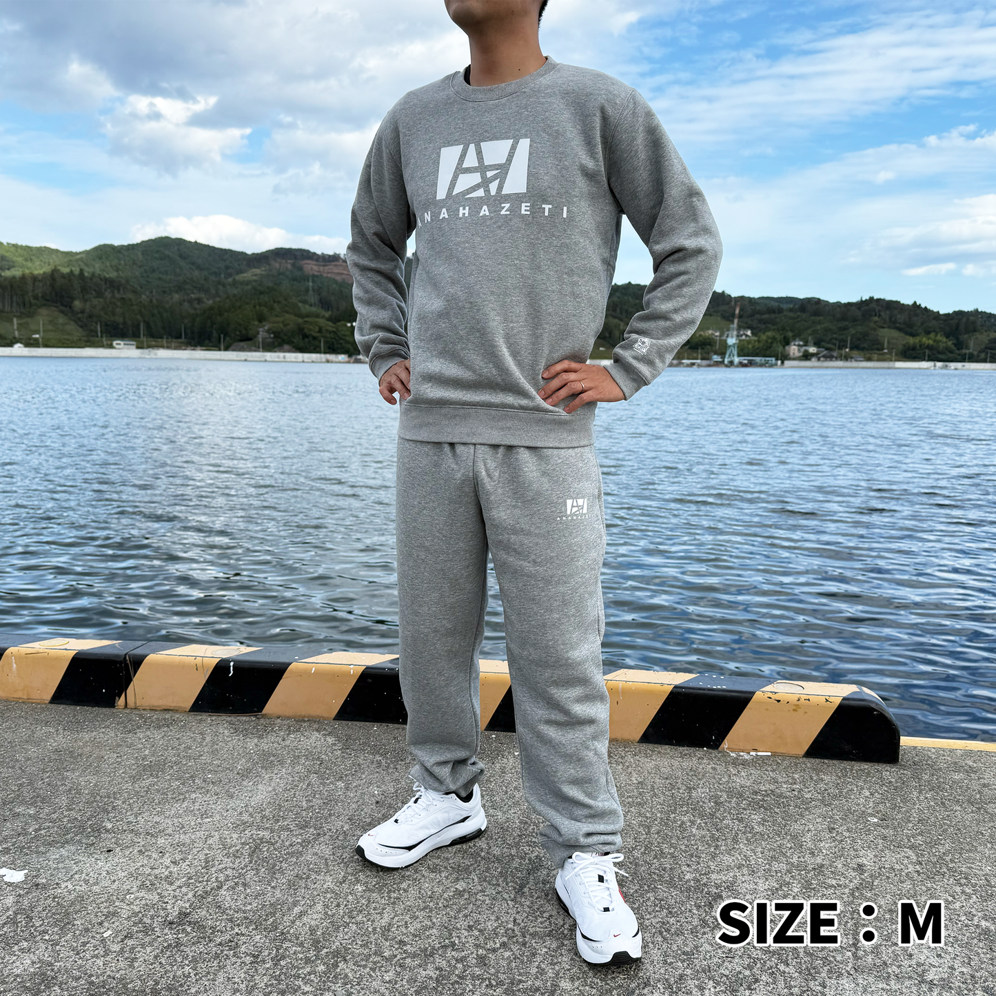 スウェットパンツグレー