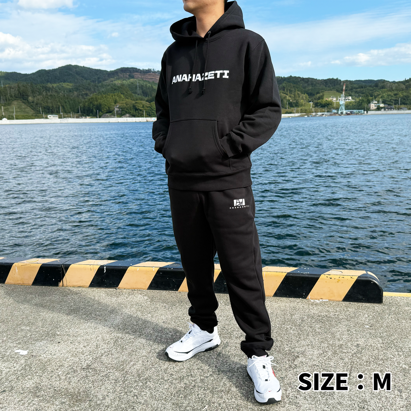 スウェットパンツブラック