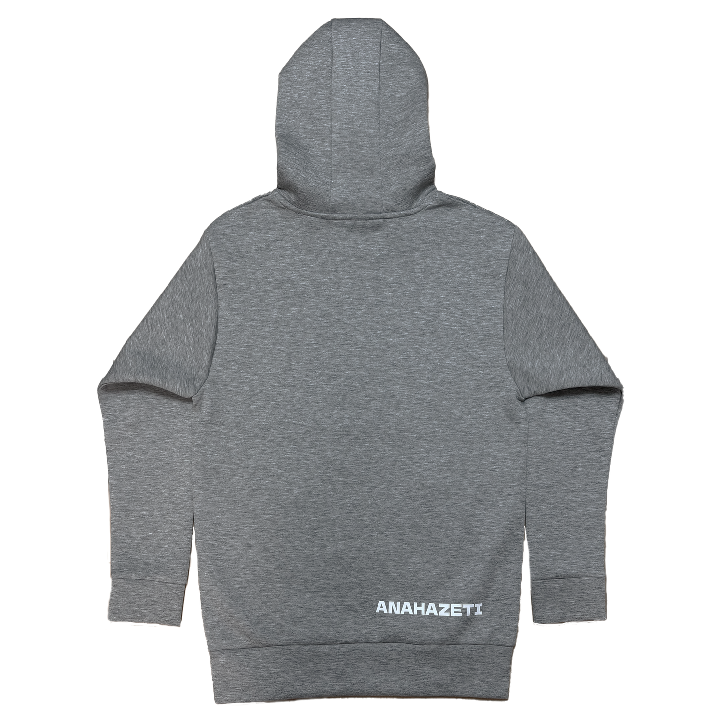 ダンボールニットプルオーバーパーカーグレー