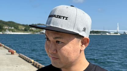 シンプルANAHAZETIキャップ グレー