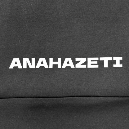 ダンボールニットプルオーバーパーカーブラック