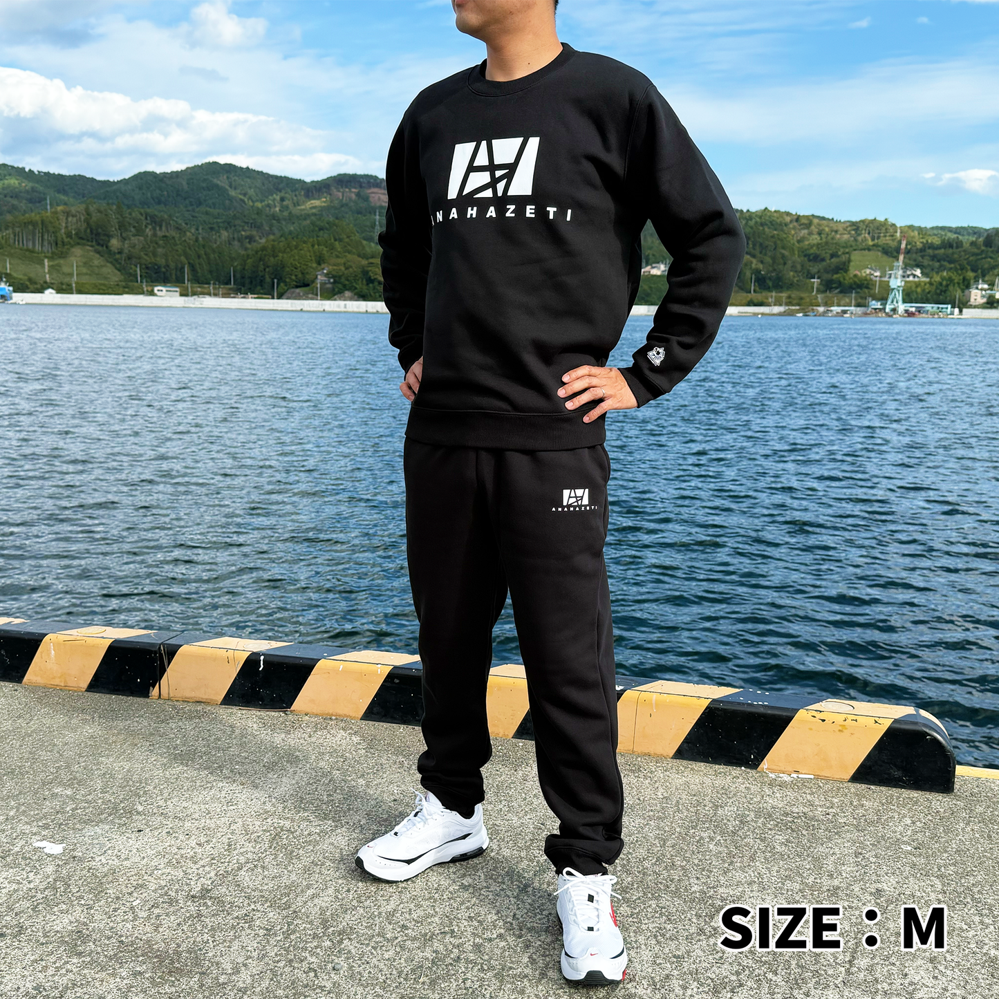 スウェットパンツブラック