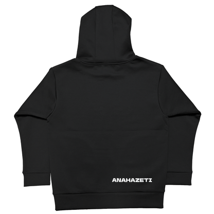 ダンボールニットプルオーバーパーカーブラック