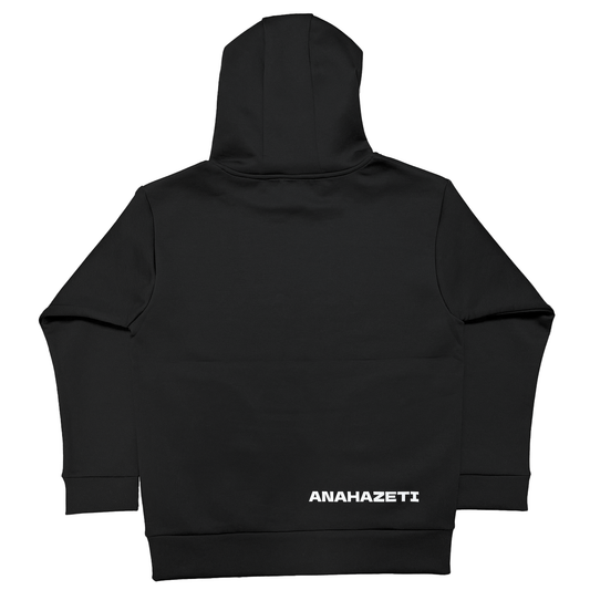 ダンボールニットプルオーバーパーカーブラック