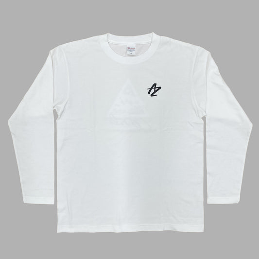 AZロゴTシャツ(長袖) ホワイト